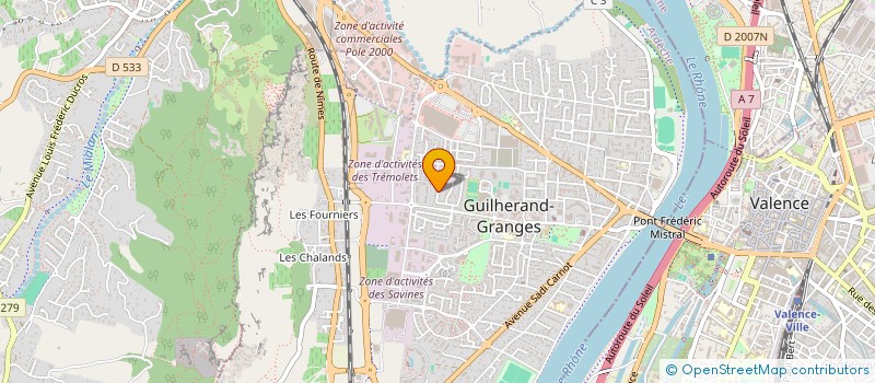 localisation de l'entreprise BIEN ESTAR à GUILHERAND-GRANGES