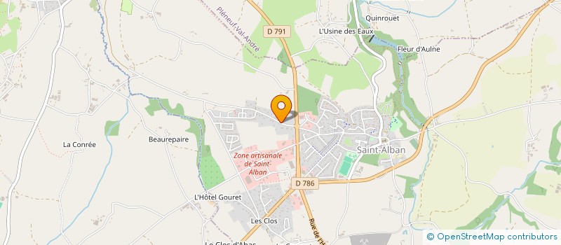 localisation de l'entreprise BIEN ETRE  SAINT-ALBAN