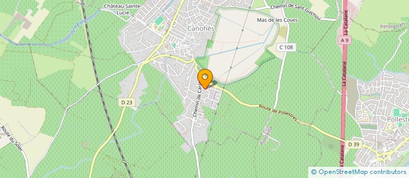 localisation de l'entreprise BIEN ETRE à CANOHES