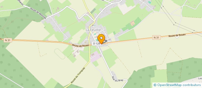 localisation de l'entreprise BIEN-ETRE  LA FEUILLIE