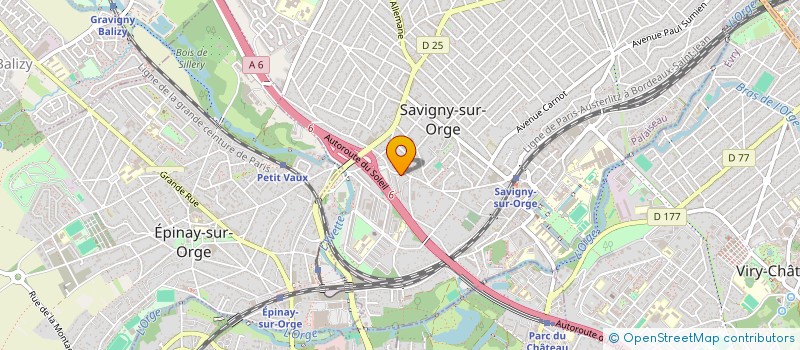 localisation de l'entreprise BIEN ETRE à SAVIGNY-SUR-ORGE