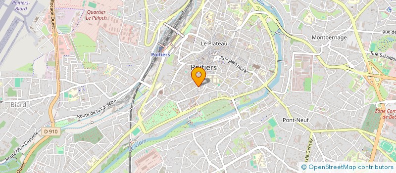 localisation de l'entreprise BIEN ETRE à POITIERS