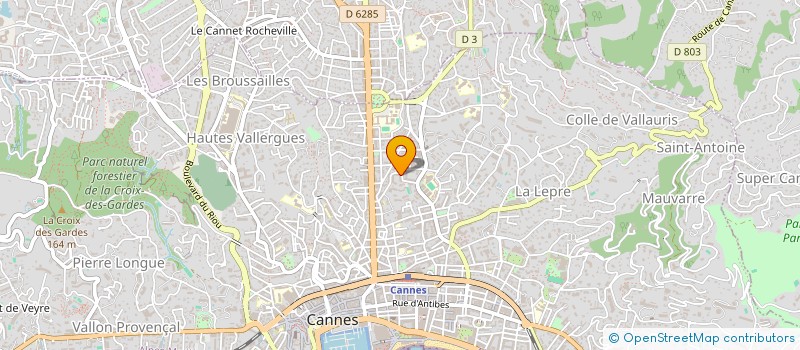 localisation de l'entreprise BIEN-ETRE à CANNES