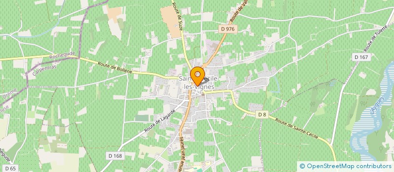 localisation de l'entreprise BIEN-ETRE A DOM'  SAINTE-CECILE-LES-VIGNES