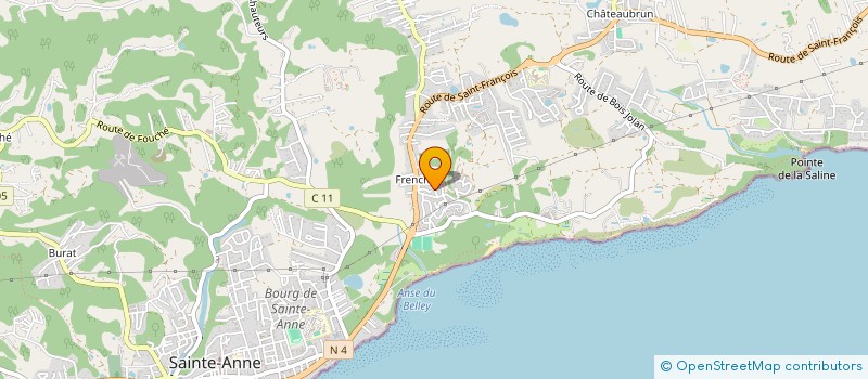 localisation de l'entreprise BIEN ETRE A MA MESURE  SAINTE-ANNE