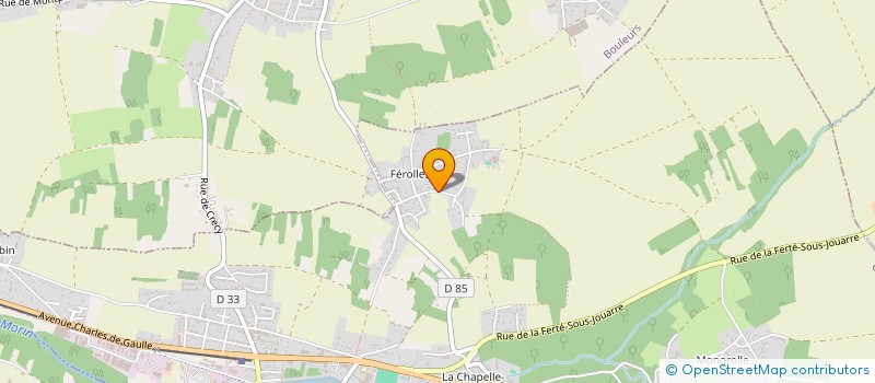 localisation de l'entreprise BIEN ETRE ACCOMPAGNE E  CRECY-LA-CHAPELLE