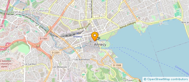 localisation de l'entreprise BIEN ETRE ANNECY à ANNECY
