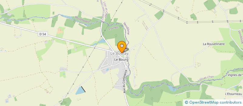 localisation de l'entreprise BIEN ETRE AU BOULAY  LE BOULAY