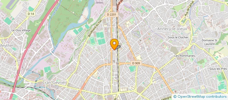 localisation de l'entreprise BIEN ETRE AU GRAND CHENE à ANNECY