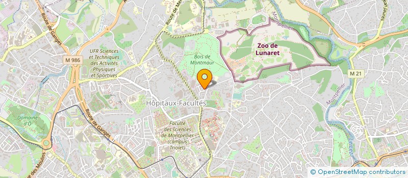 localisation de l'entreprise BIEN ETRE AU PRESENT à MONTPELLIER