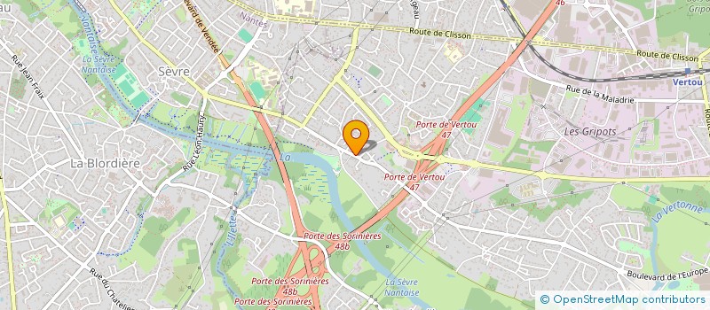 localisation de l'entreprise BIEN ETRE AU QUOTIDIEN  VERTOU