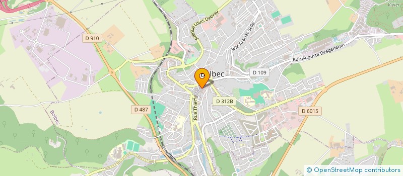 localisation de l'entreprise BIEN-ETRE BOLBEC à BOLBEC