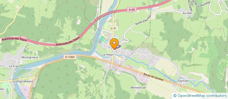 localisation de l'entreprise BIEN ETRE CAN'AIN à PONCIN