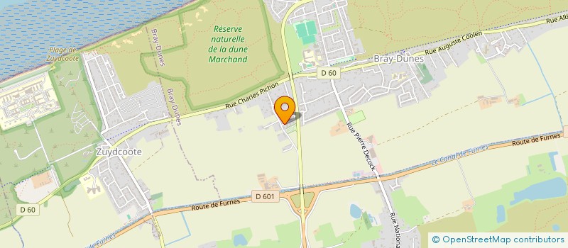 localisation de l'entreprise BIEN ETRE CONFORT  BRAY-DUNES