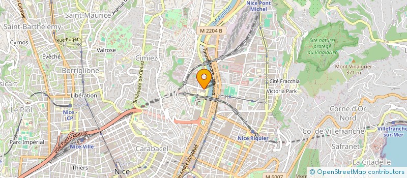 localisation de l'entreprise BIEN-ETRE CONSEILS-SERVICES à NICE