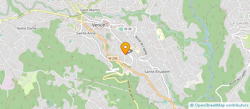 localisation de l'entreprise BIEN ETRE DE L'ENFANT AUTISTE ET DE LA PERSONNE AGEE à VENCE