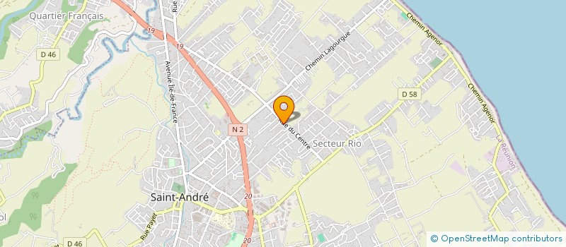 localisation de l'entreprise BIEN ETRE DE L'INTERIEUR à SAINT-ANDRE
