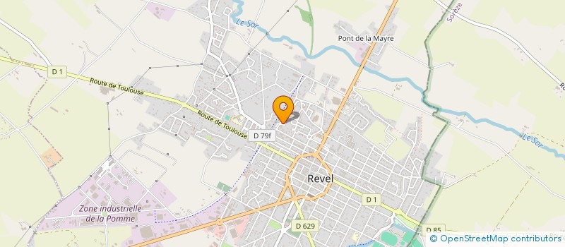 localisation de l'entreprise BIEN ETRE ECO FRANCE  REVEL