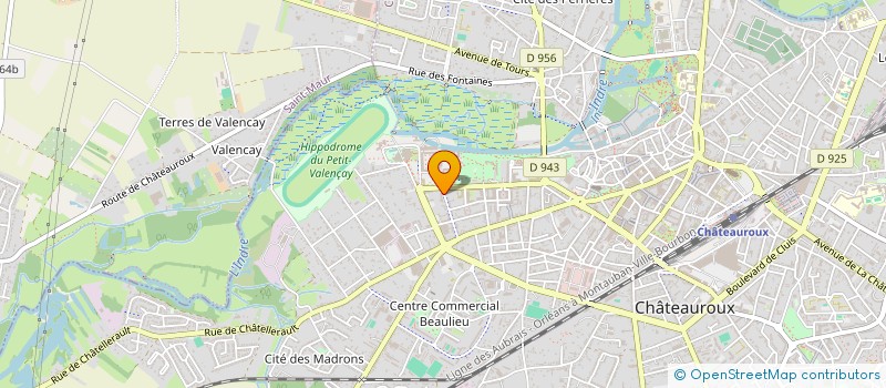 localisation de l'entreprise BIEN ETRE EN BERRY à CHATEAUROUX