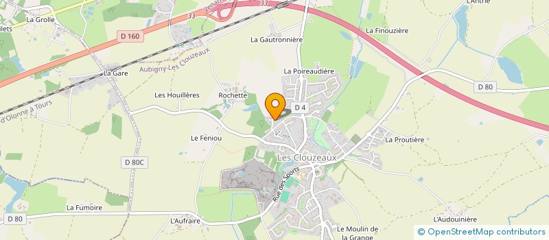localisation de l'entreprise BIEN ETRE EN COULEURS à AUBIGNY-LES CLOUZEAUX