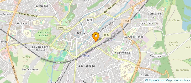 localisation de l'entreprise BIEN ETRE EN DROUAIS à DREUX