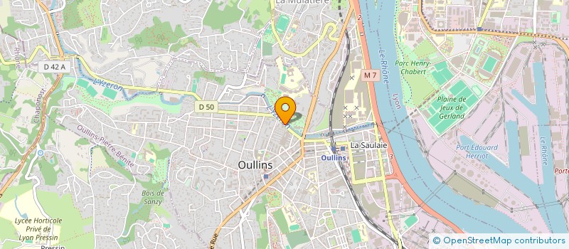 localisation de l'entreprise BIEN ETRE EN N'L  OULLINS-PIERRE-BENITE