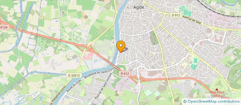 localisation de l'entreprise BIEN ETRE EN PAYS D'AGDE  AGDE