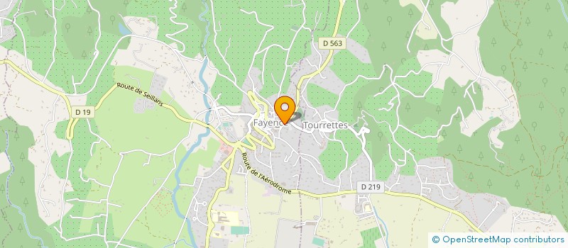 localisation de l'entreprise BIEN ETRE EN PROVENCE à FAYENCE