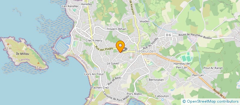 localisation de l'entreprise BIEN ETRE ENFANCE DIFFICILE  TREBEURDEN