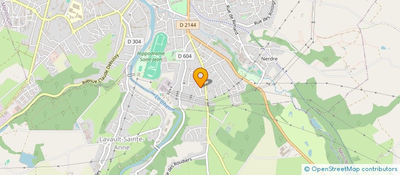 localisation de l'entreprise BIEN-ETRE ENSEMBLE  MONTLUCON