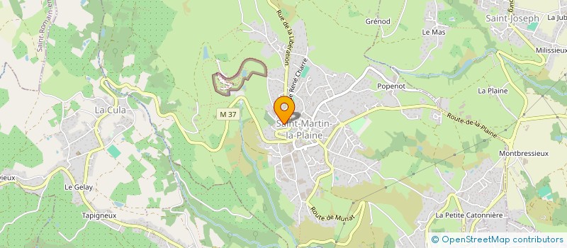 localisation de l'entreprise BIEN ETRE ENSEMBLE, SUR LE CHEMIN VERS SOI  SAINT-MARTIN-LA-PLAINE