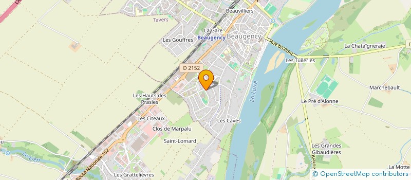 localisation de l'entreprise BIEN-ETRE ET BEAUTE à BEAUGENCY