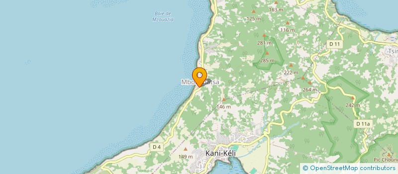 localisation de l'entreprise BIEN ETRE ET DEVELOPPEMENT DE MAYOTTE à BOUENI