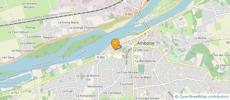 localisation de l'entreprise BIEN ETRE ET DEVENIR  AMBOISE