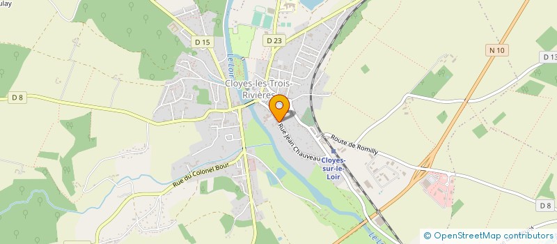 localisation de l'entreprise BIEN ETRE ET LIBERTE à CLOYES-LES-TROIS-RIVIERES