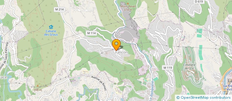 localisation de l'entreprise BIEN-ETRE ET PART'AGES  FALICON