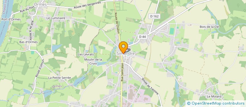 localisation de l'entreprise BIEN-ETRE ET REUSSITE  SIMANDRE