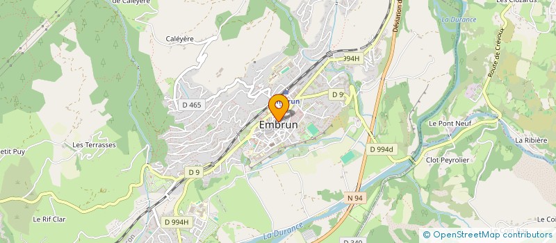 localisation de l'entreprise BIEN ETRE ET SANTE à EMBRUN
