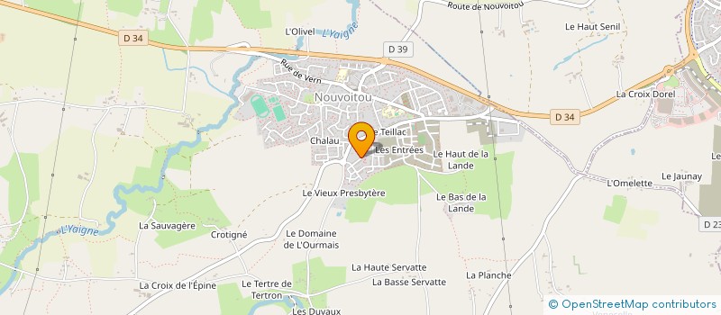localisation de l'entreprise BIEN ETRE ET SANTE à NOUVOITOU