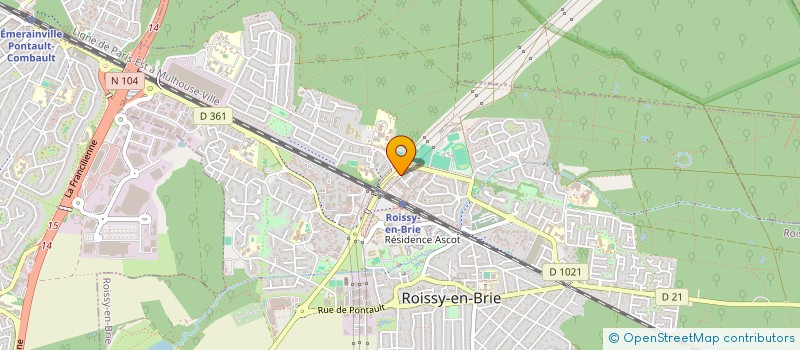 localisation de l'entreprise BIEN ETRE ET TRANQUILLITE à ROISSY EN BRIE