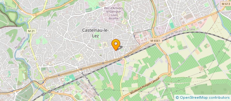 localisation de l'entreprise BIEN ETRE ET VITALITE  CASTELNAU-LE-LEZ