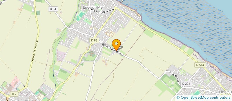 localisation de l'entreprise BIEN-ETRE ET YOGA  LUC-SUR-MER