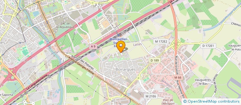 localisation de l'entreprise BIEN-ETRE & FORMATION à LATTES