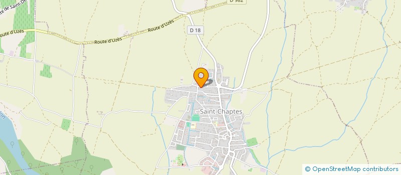 localisation de l'entreprise BIEN-ETRE GYM  SAINT-CHAPTES