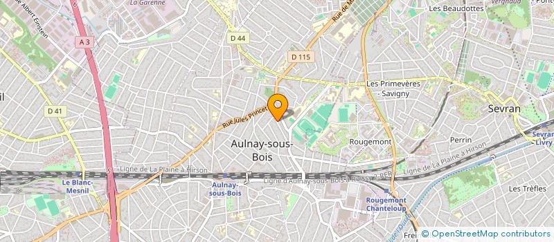 localisation de l'entreprise BIEN ETRE HABITAT  AULNAY-SOUS-BOIS