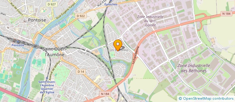 localisation de l'entreprise BIEN ETRE HABITAT à SAINT-OUEN-L'AUMONE