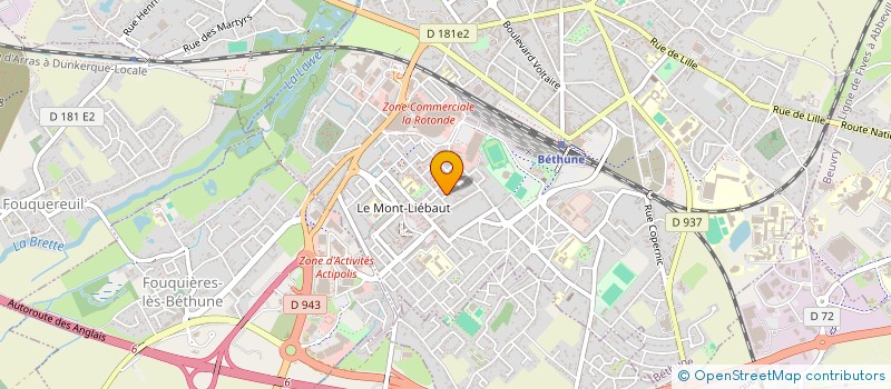 localisation de l'entreprise BIEN ETRE IMMOBILIER à BETHUNE