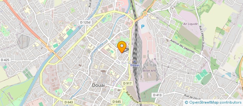 localisation de l'entreprise BIEN-ETRE O QUOTIDIEN à DOUAI