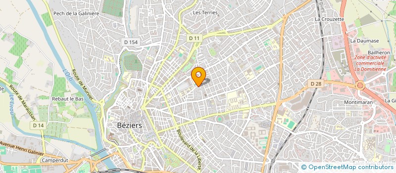 localisation de l'entreprise BIEN ETRE ORIENTAL à BEZIERS