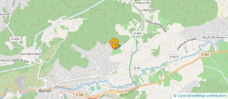 localisation de l'entreprise BIEN ETRE-SANTE  AURIOL